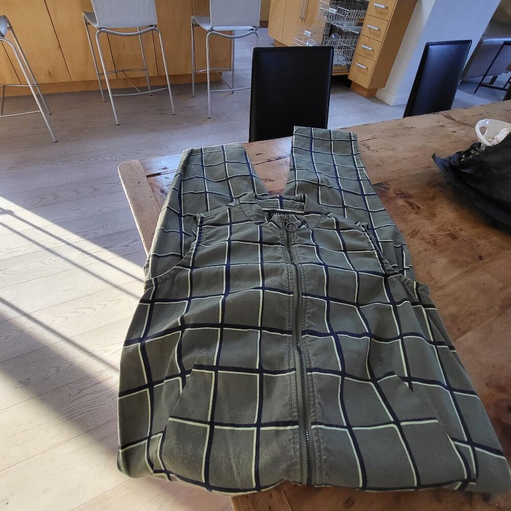 Jumpsuit By Wildfang In Window Pane Pattern New W… - image 6